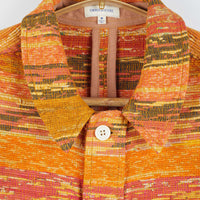 Akash Chore Coat in Khes Multi Stripe Marigold