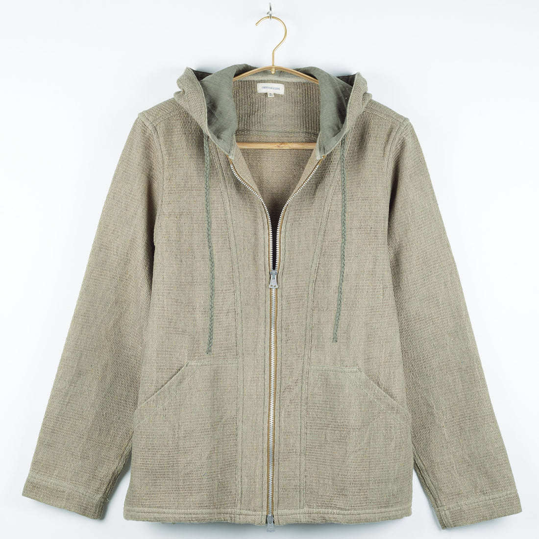 Isaac Hoodie in Honeycomb Sage