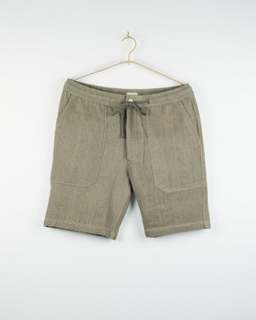 Dipak Utility Short in Lightweight Honeycomb Sage