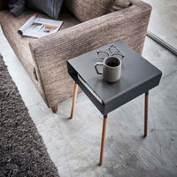 Storage Table - Tall (23" H)  - Steel + Wood