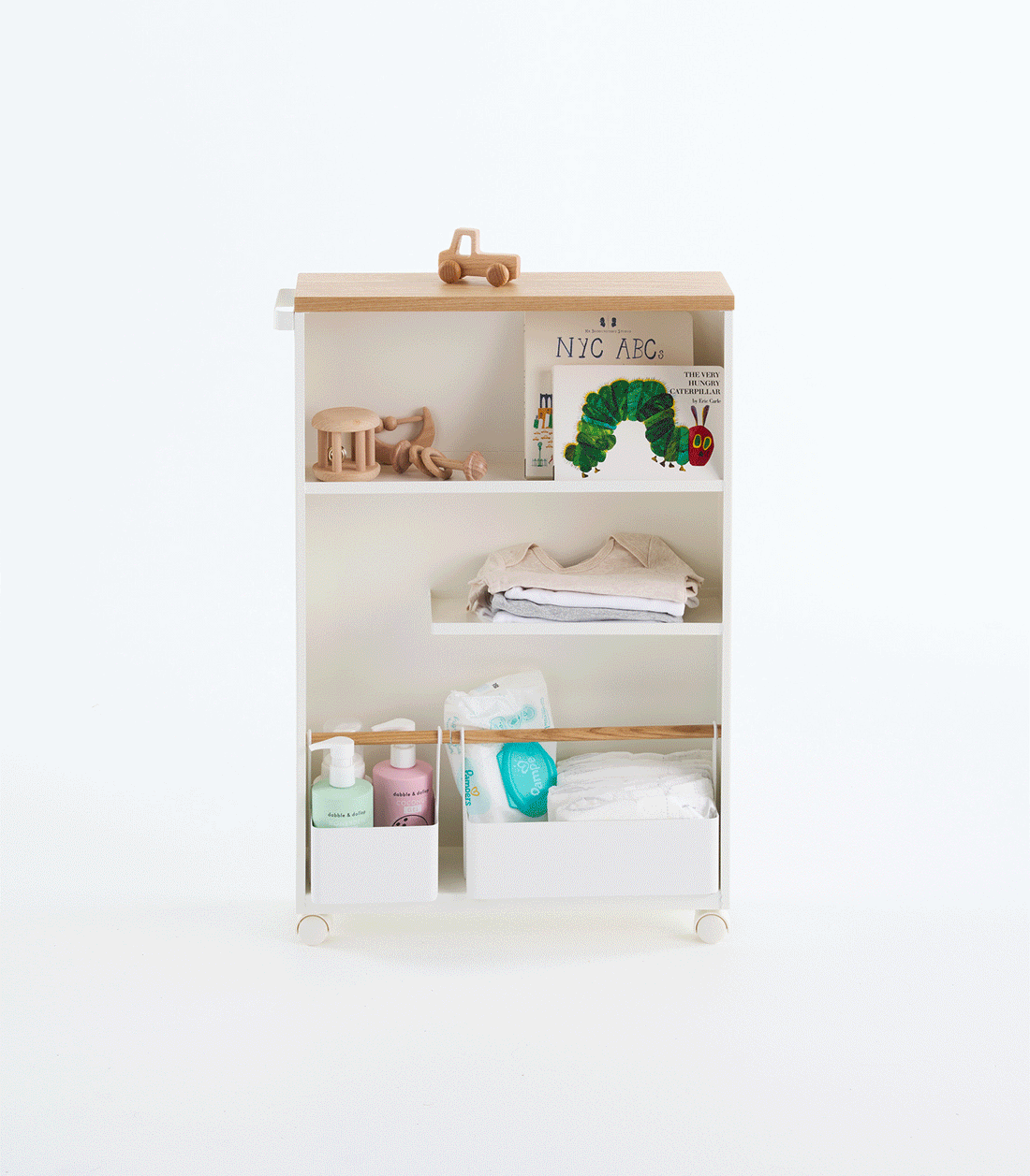 Rolling Storage Cart (27" H)  - Steel