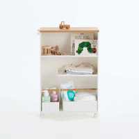 Rolling Storage Cart (27" H)  - Steel