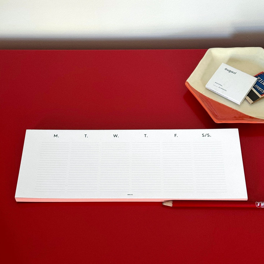 Keyboard Planners edged in Gold, Yellow, or Blush