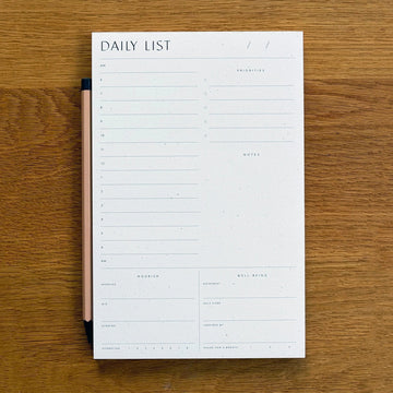 Daily List Planner Pad