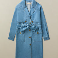 Amelie Trench Coat in Tencel Cotton Blend