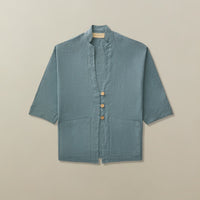 Aoki Jacket in Garment Dyed Linen