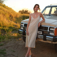 Sonya Slip Dress in Lyocell