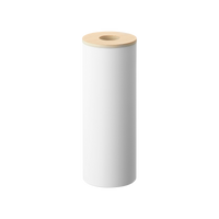 Round Tissue Case - Steel + Wood