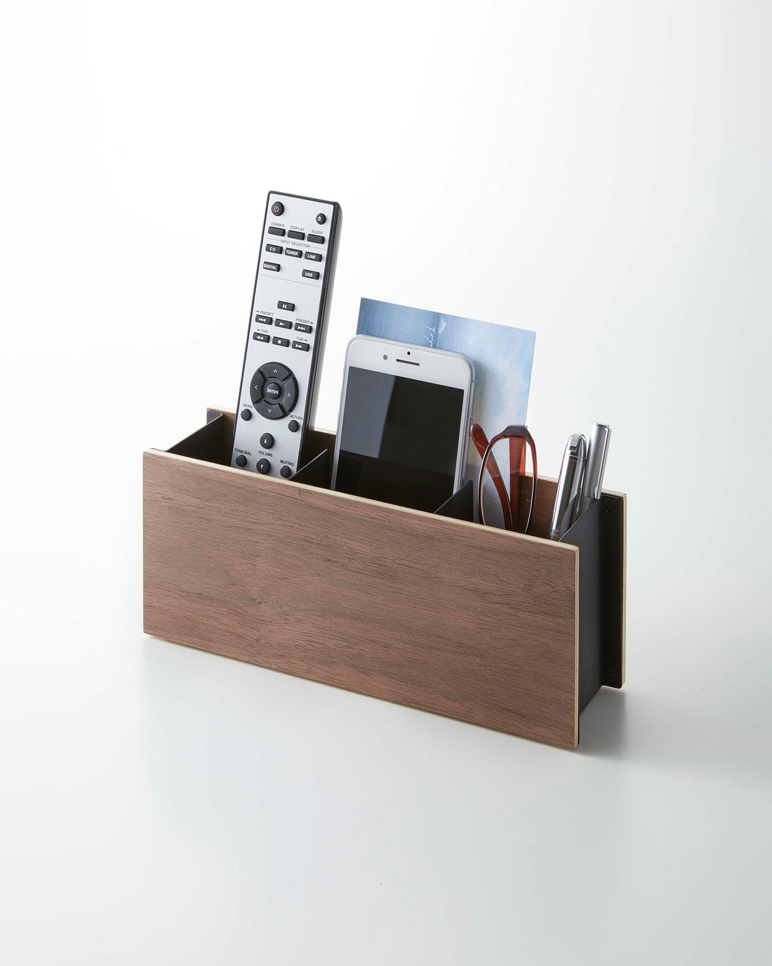 Desk Organizer - Small - Steel + Wood