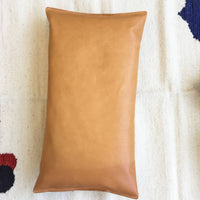 Leather Lumbar Pillow