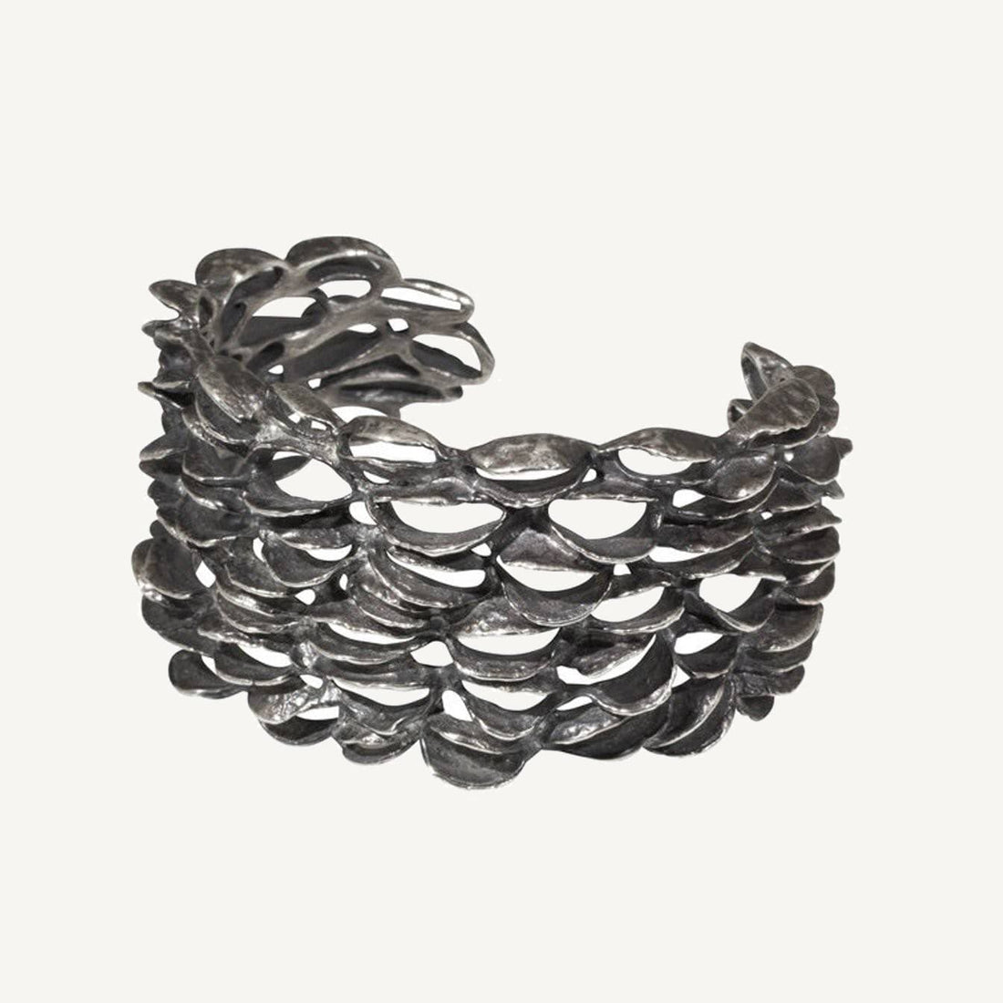 Xlarge Banksia Cuff Bracelet - Silver