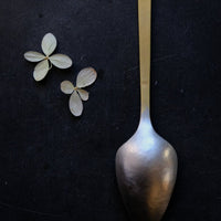 Brass and Tin Tea Spoon
