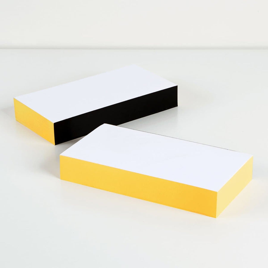 Classic Edged Pads: Matte Yellow, 3 sizes
