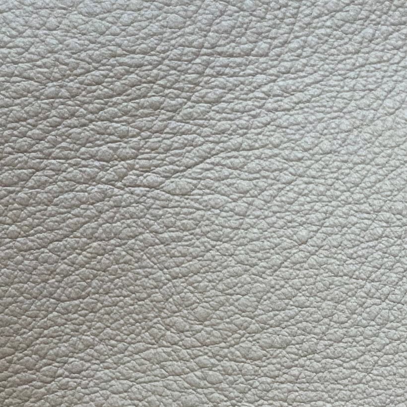 Platinum Napa Full Grain Leather Swatch