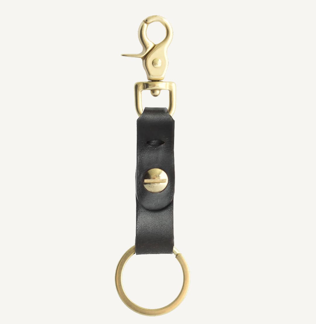 Swivel Clip Keychain (Black)