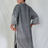 Charcoal Tribeca Long Sleeve Maxi Kaftan