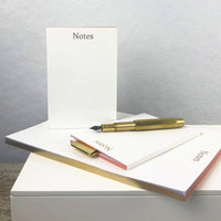 Ivory  Multi-color Edged Journals and Jotters