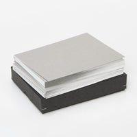 Kraft Chipboard Notecards with Metallic Edges