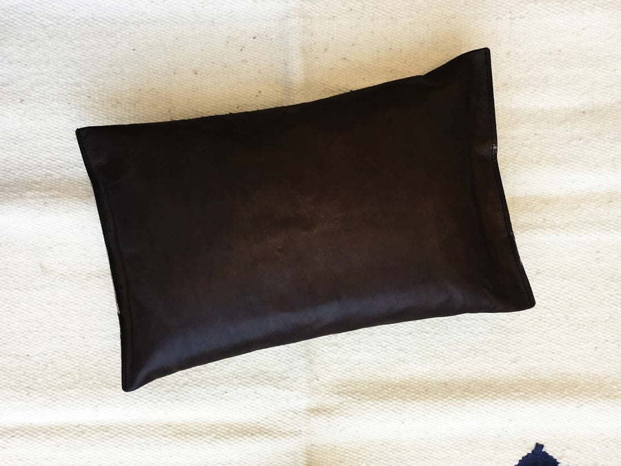 Leather Lumbar Pillow