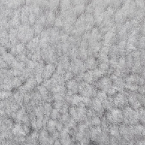 Silver Pared Shearling Wool Swatch