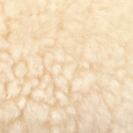 Champagne Pared Shearling Wool Swatch