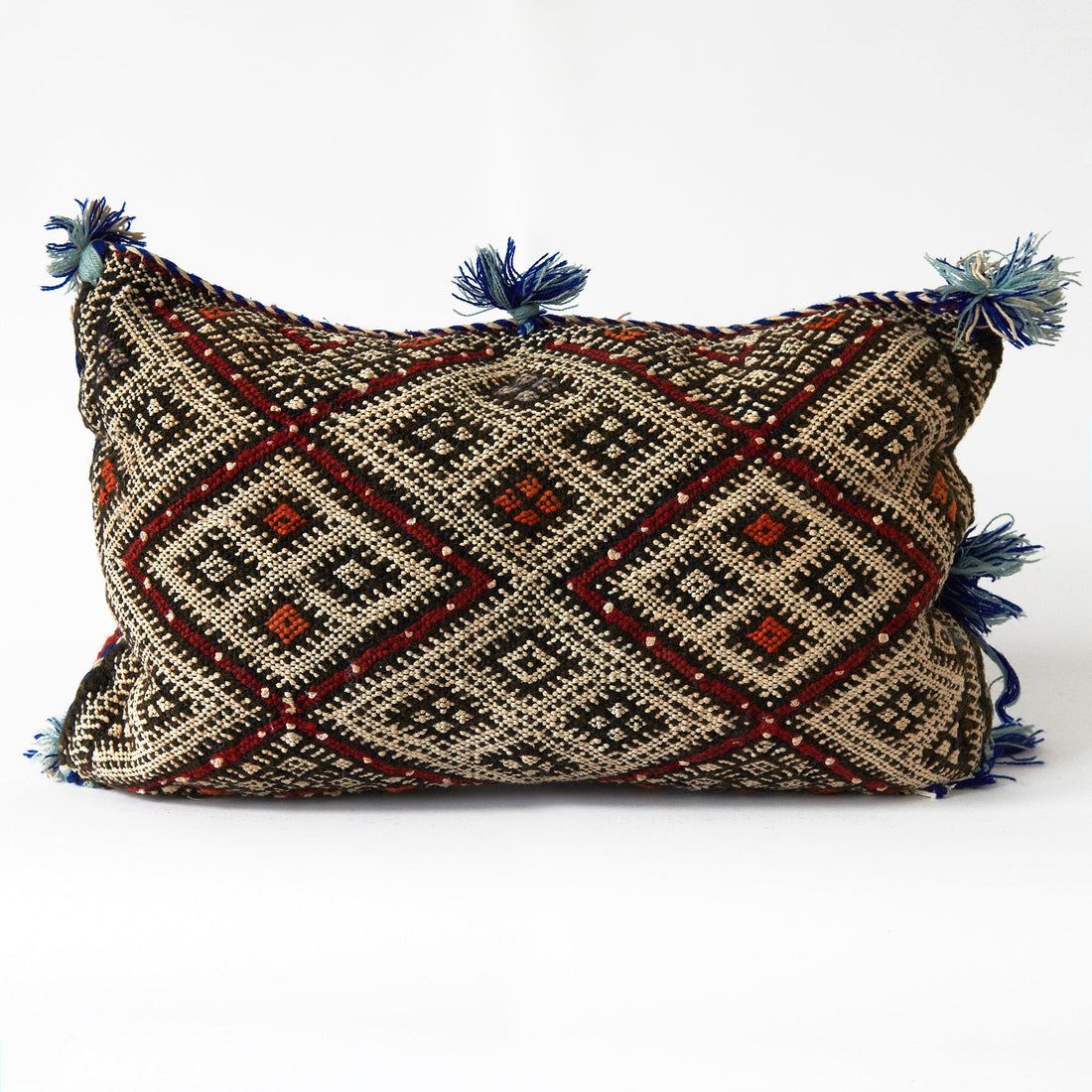No. 124 Tribal Berber Vintage Lumbar Pillow