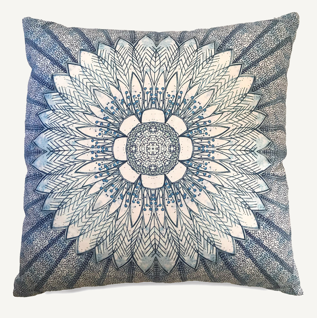 Sunflower Radiance Reversible Pillow 24"x24"