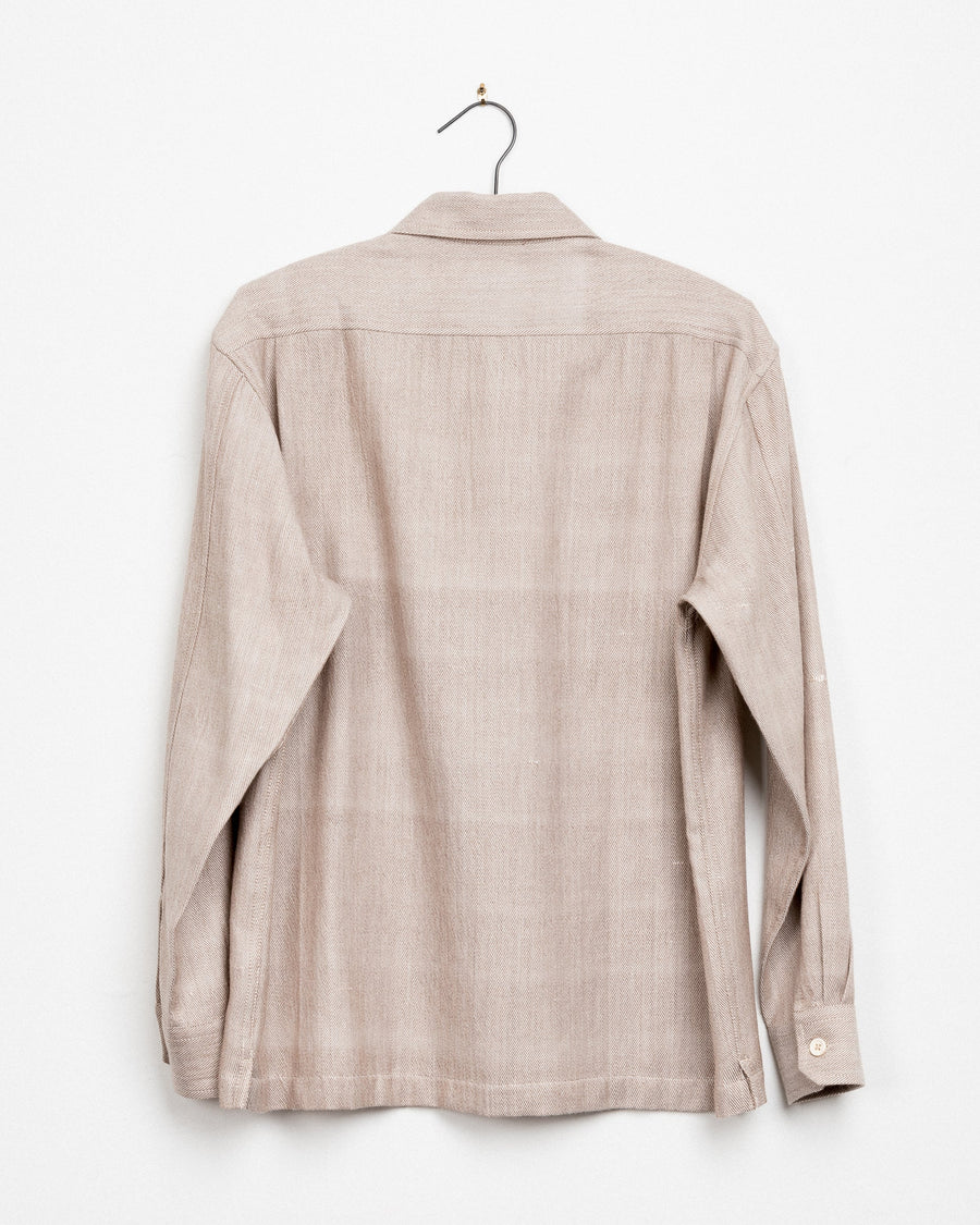 Harshil Two-Pocket L/S Shirt in Sand