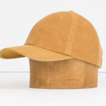 Cap in Mustard Honeycomb