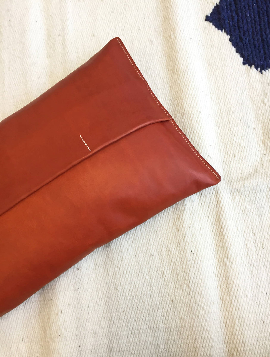 Leather Lumbar Pillow