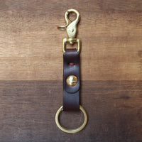Swivel Clip Keychain (Burgundy)
