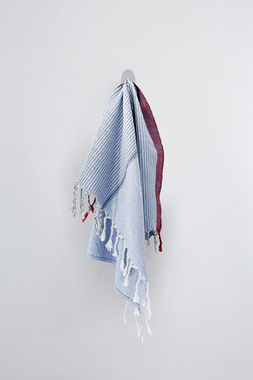 Ivory Blue Tribeca Towel – Home & Loft