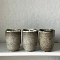 French Ceramic Candles: Gris