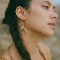 Dyad Earrings - Yellow Bronze