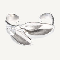 Leaves Cuff Bracelet - Silver