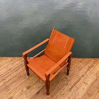 Campaign Chair - Chestnut Brown & Mahogany