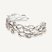 Small Banksia Cuff Bracelet - Silver