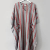 Rust Brown New York V-Neck Kaftan