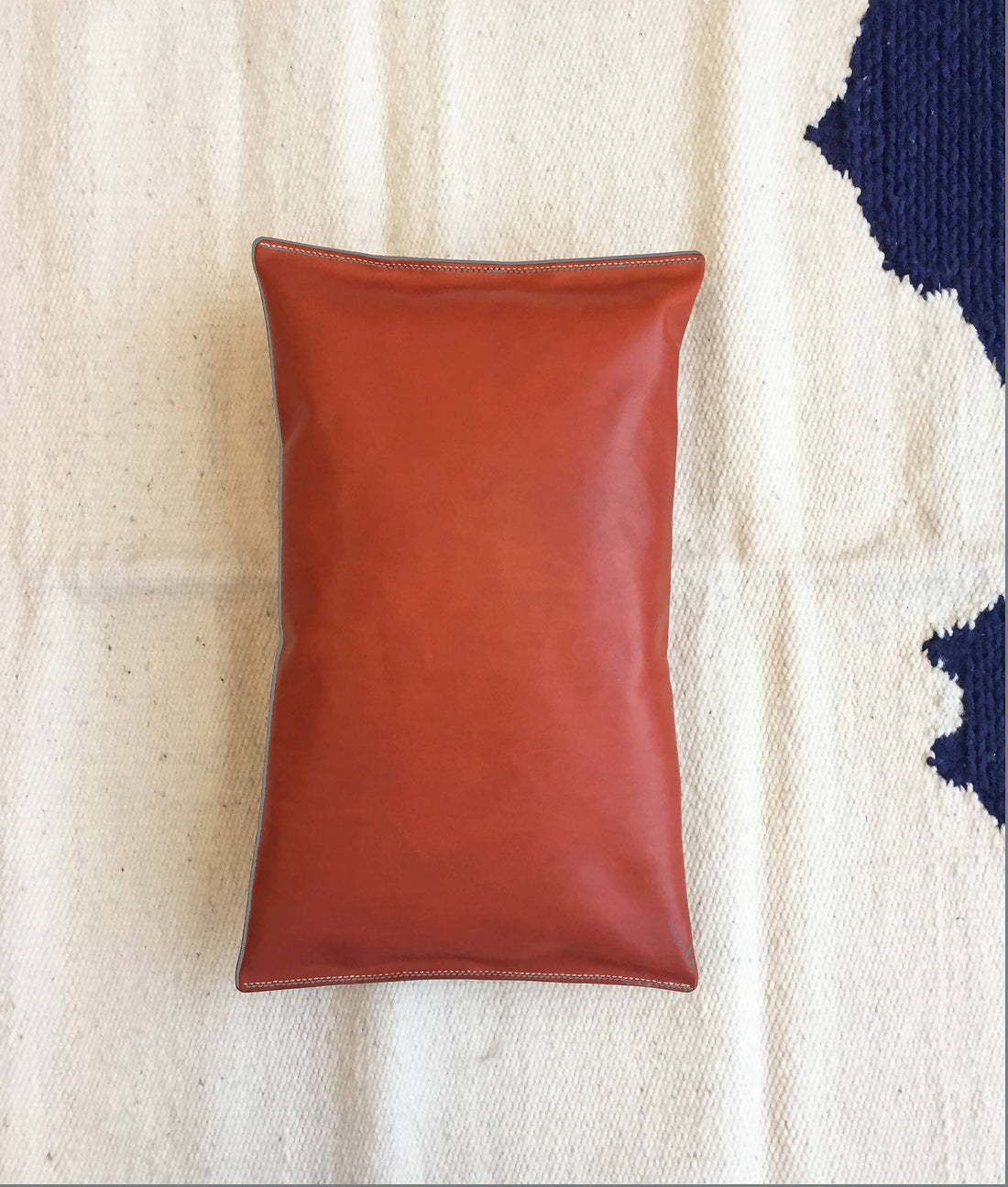 Leather Lumbar Pillow