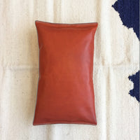 Leather Lumbar Pillow