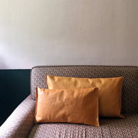 Leather Lumbar Pillow