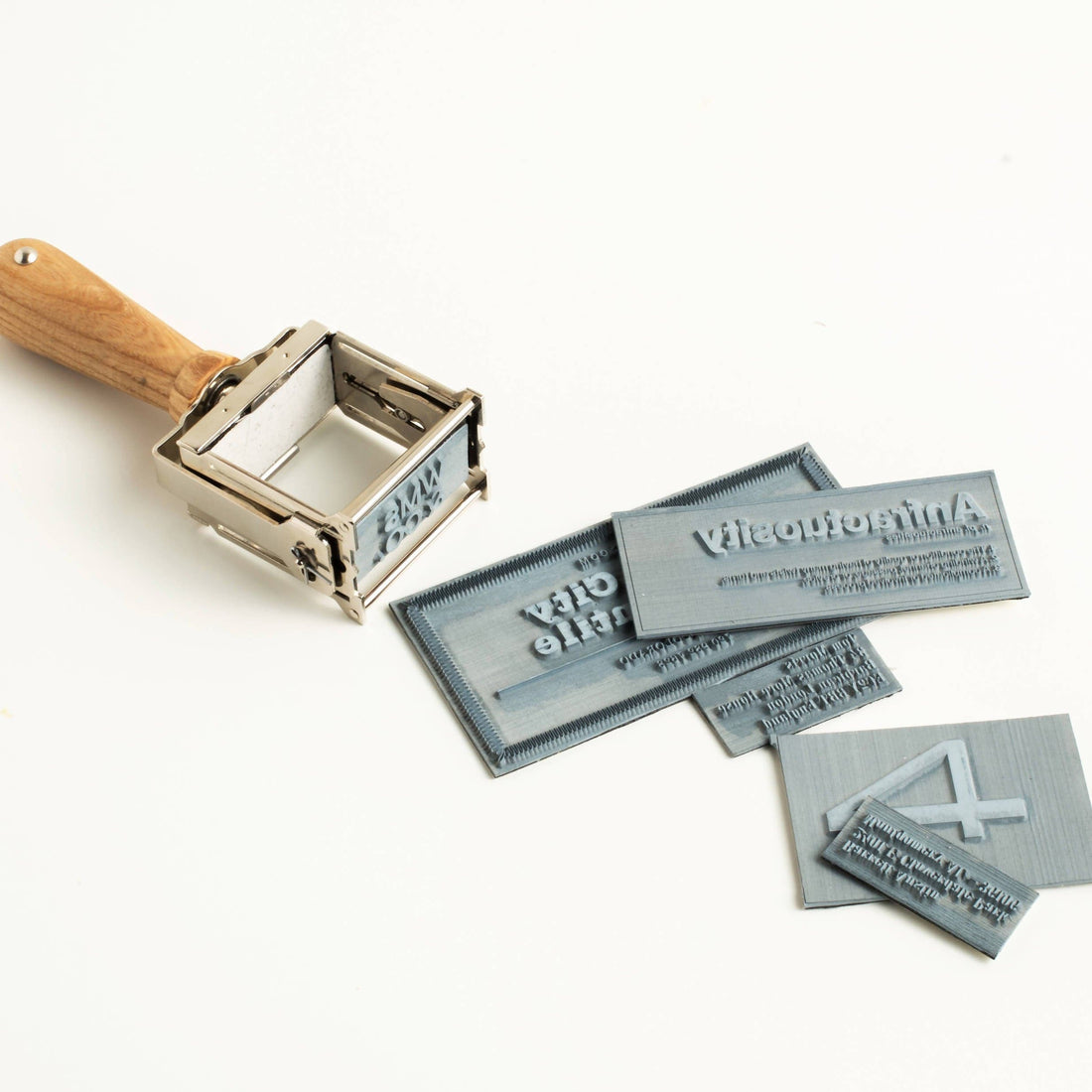 Self-Inking Rubber Stamp: Nickel + Ash, Personalized