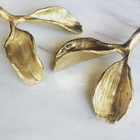 Dyad Earrings - Yellow Bronze