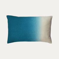 Peacock Dip-Dyed Pillow